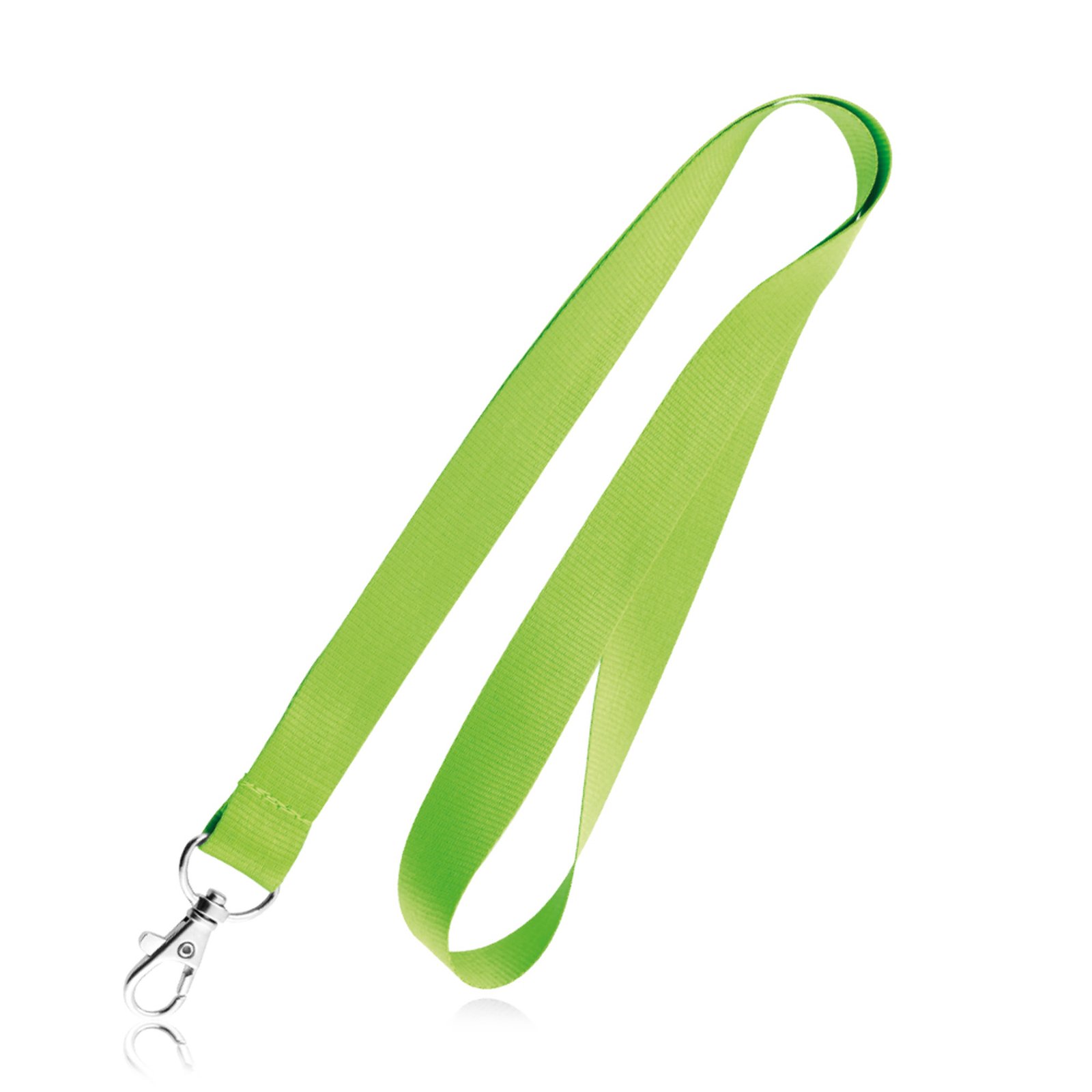Lanyard azul tubular personalizado para evento empresarial — merchandising Turnip Portugal