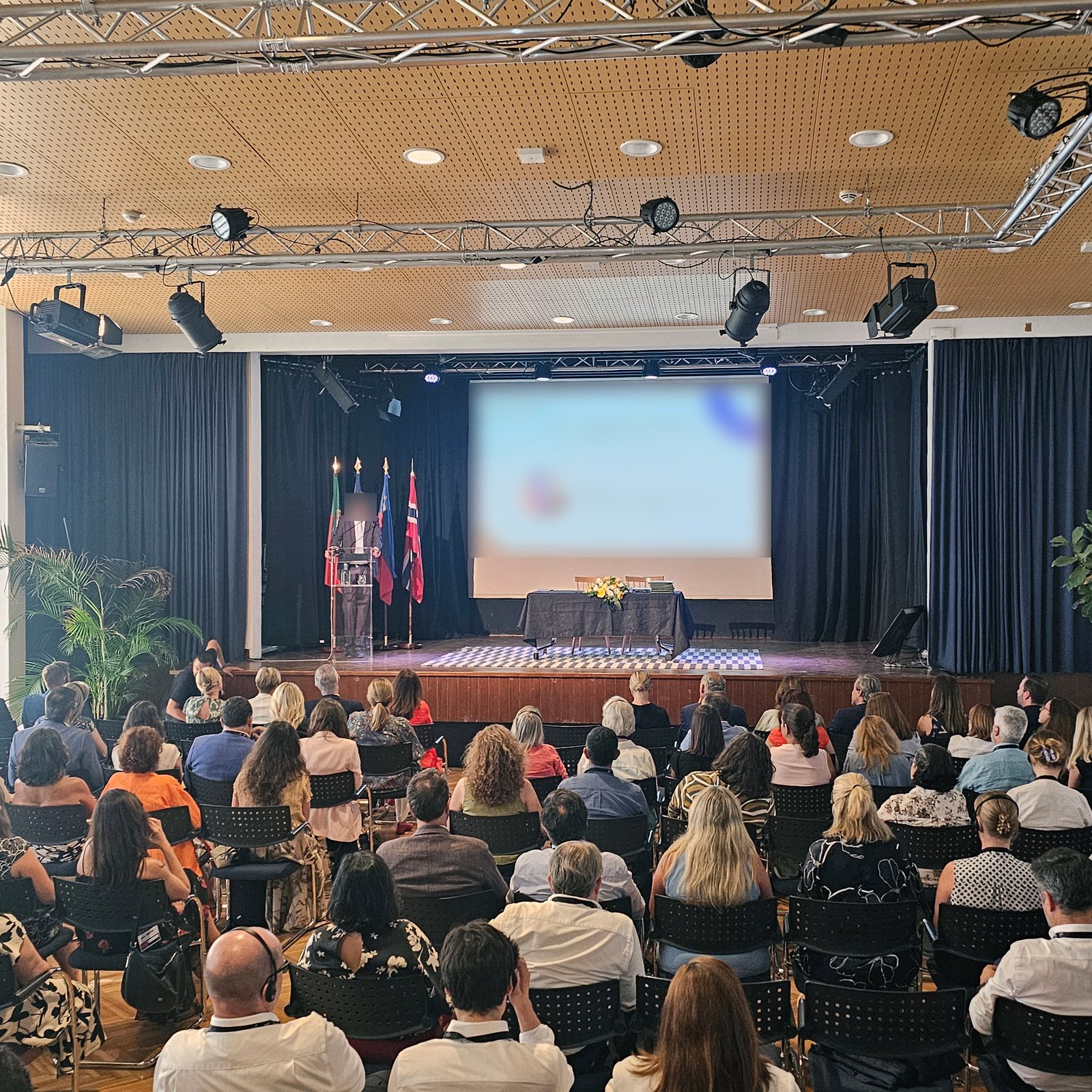 Conferência EEA Grants no Goethe-Institut — Interpretação simultânea remota — Turnip Portugal