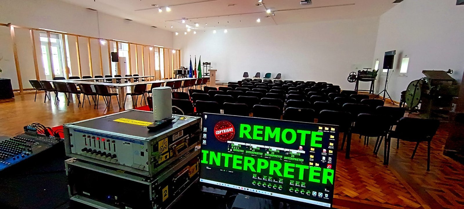INVOLVIM | 1º Exchange of Experience Event – Fundão Embracing Place — Interpretação simultânea remota, equipamento de áudio — Turnip Portugal